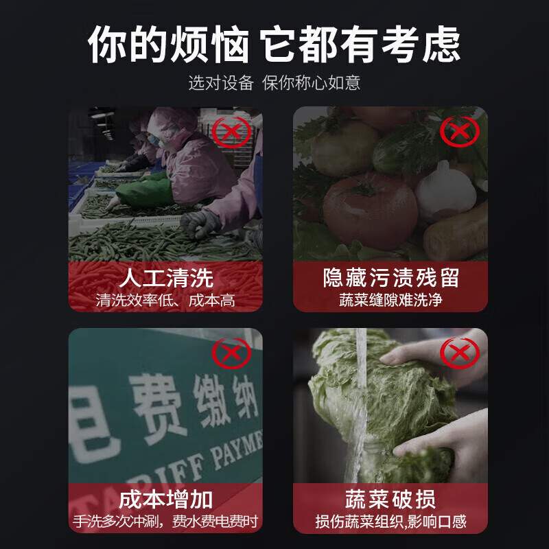 麥大廚商用洗菜機(jī)1.2米四合一多功能(氣泡、沖浪、臭氧、加熱)洗菜機(jī)