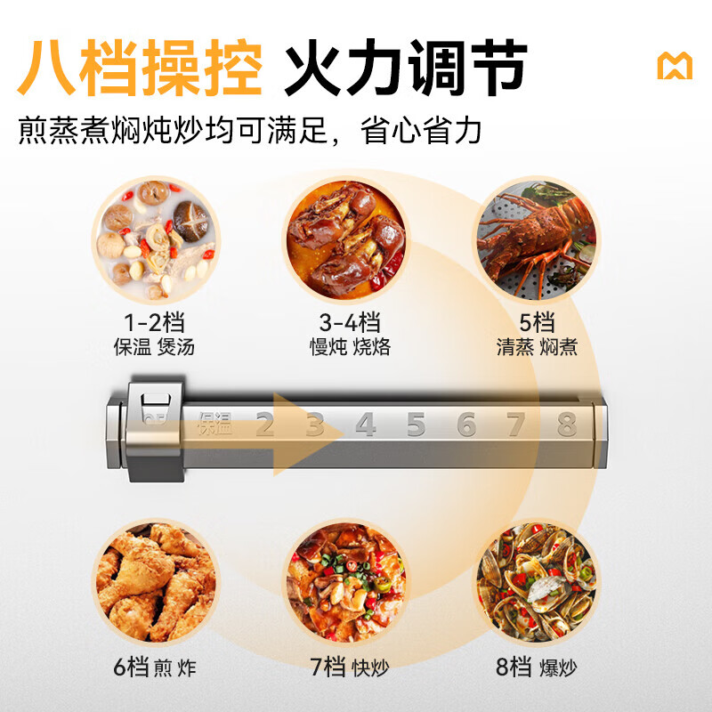 麥大廚工廠食堂大炒鍋電磁爐升級款15KW單頭酒店餐廳商用大炒爐